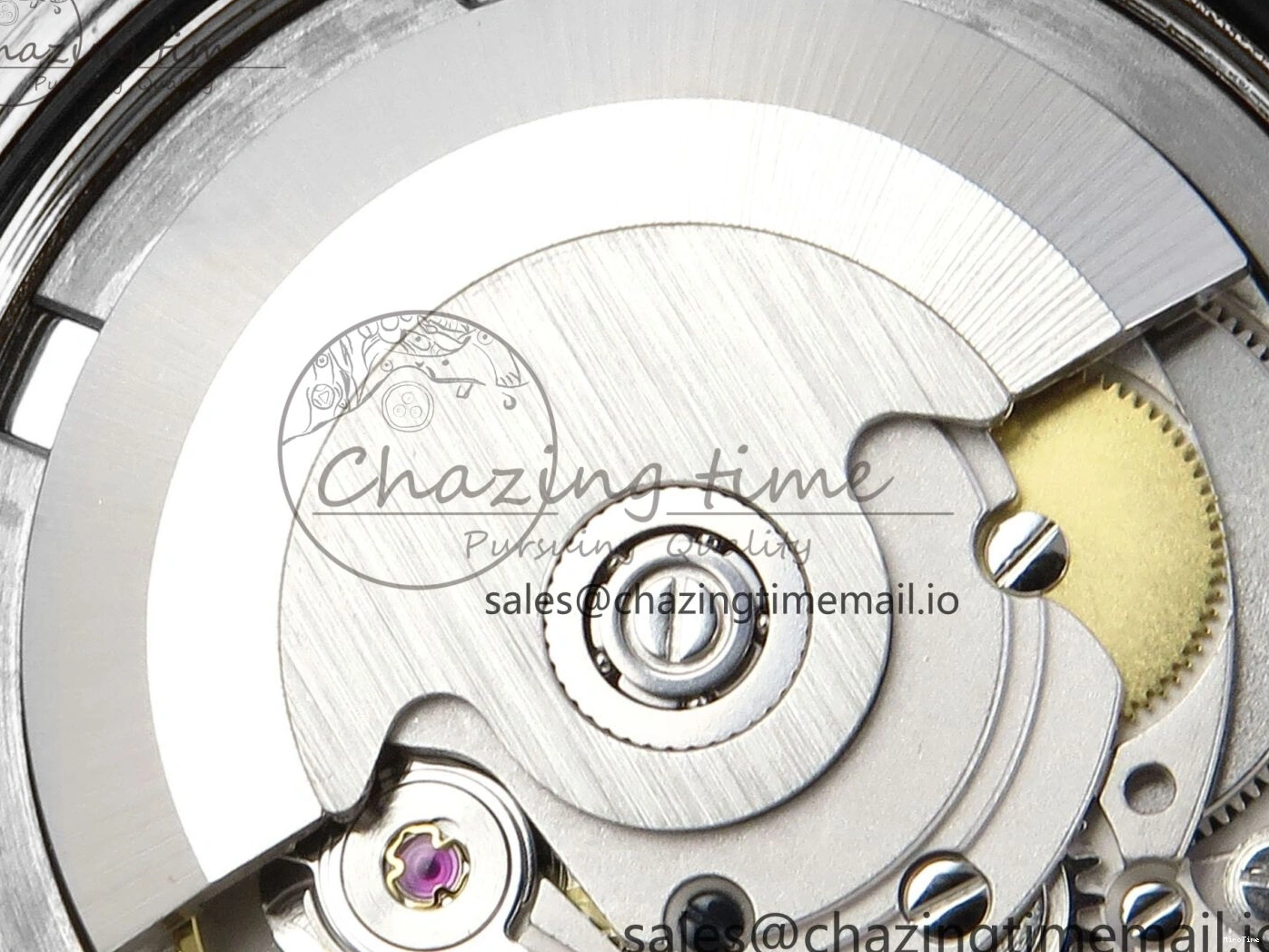 MiroTime 0404 Day Date 36 YG 128236 KF 1:1 Best Edition Ice Blue Crystal Dial on President Bracelet A2836 (Gain Weight) Modern 500